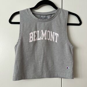 Belmont University Champion brand crop top